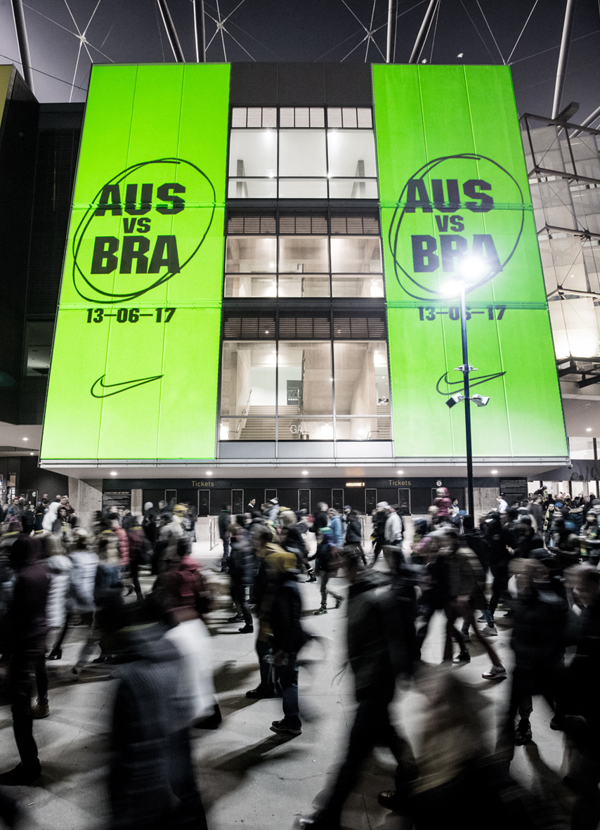 Event Activation Australia vs Brazil Nike