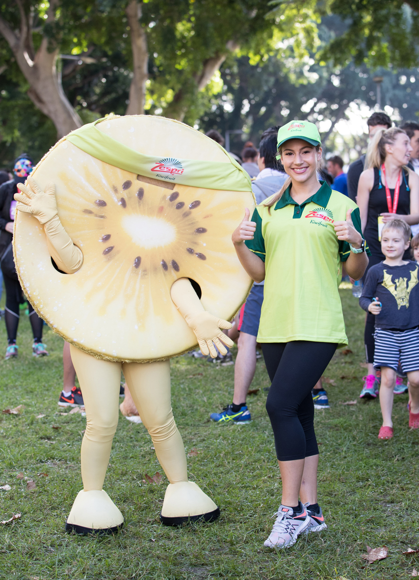 Event Staff for Zespri with mascot